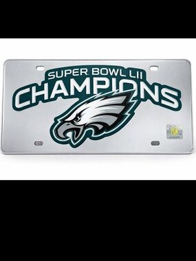 License Plate Frame with NFL philadelphia eagles souvenir brand new in bag